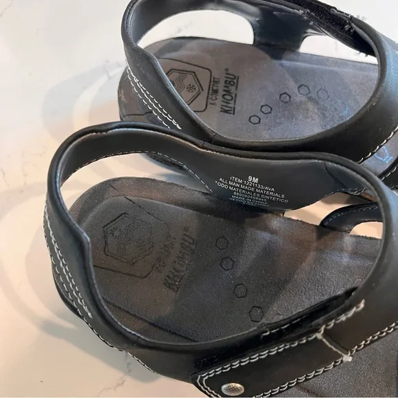 Khombu Women's 9 M Comfort Sport Sandal Adjustable Strap Black - Picture 11 of 13